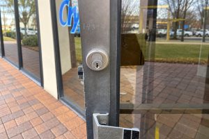Storefront Mortise Cylinder Rekeying