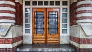 front door lock set for double doors
