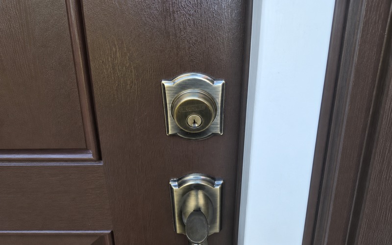 Schlage Front Door Lock Installation in Closter, NJ