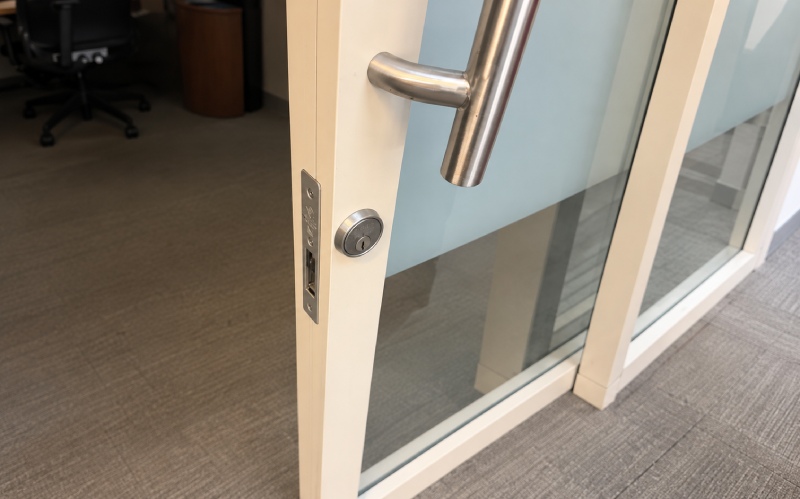 Glass Door Lock Installation in Woodcliff Lake, NJ