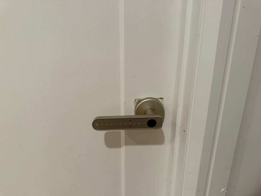 Smart Bedroom Door Lock Installation