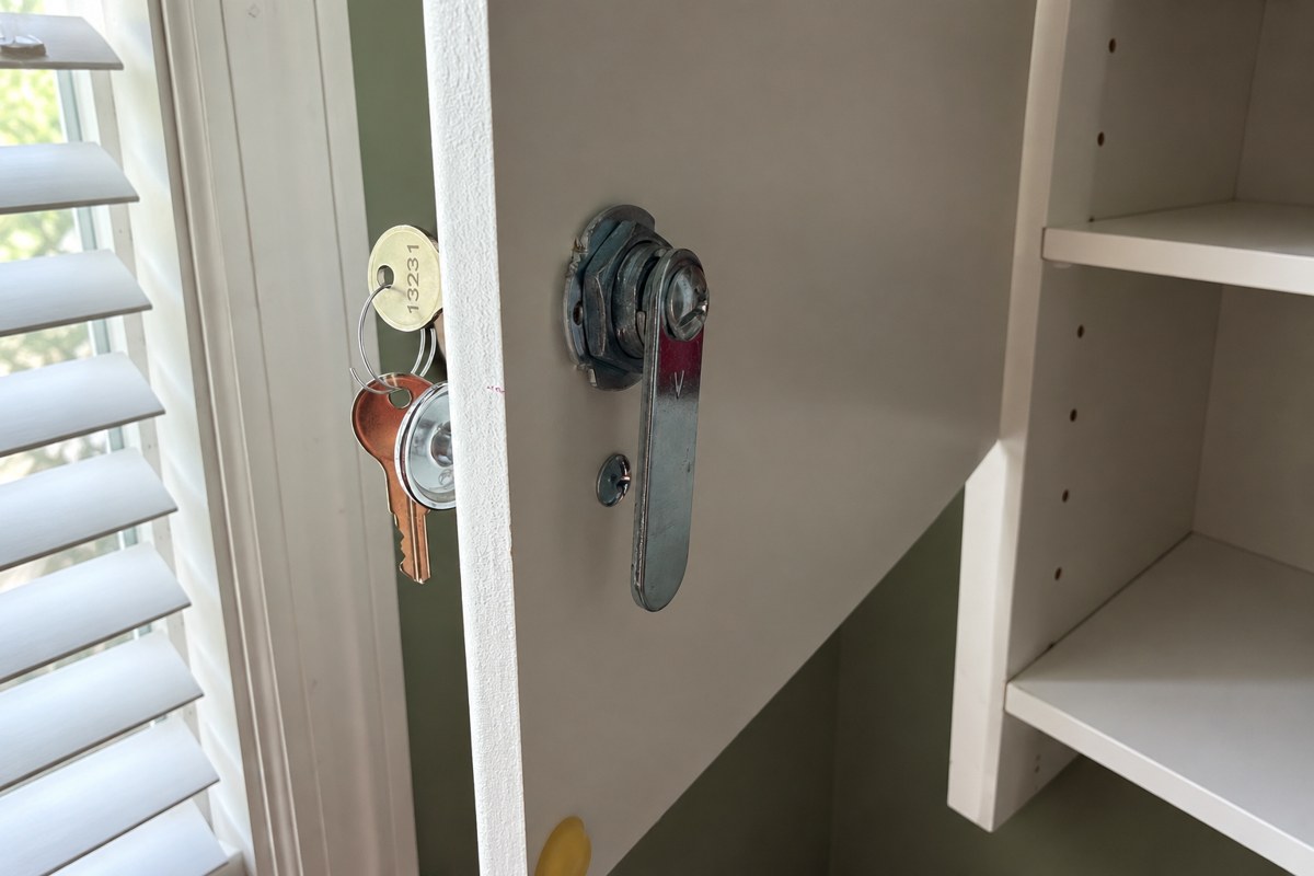 Medicine Cabinet Lock Installation