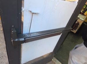 Panic Bar and Mortise Cylinder Replacement
